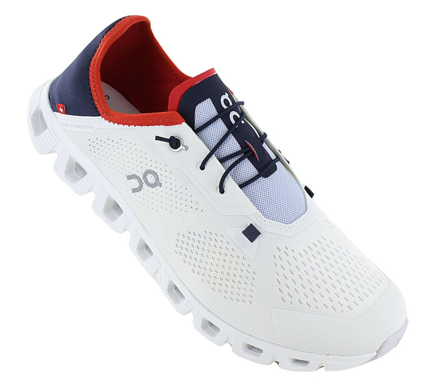 ON Running Cloud 5 Coast - Zapatillas deportivas para hombre, color marfil y tinta 3MD10531982