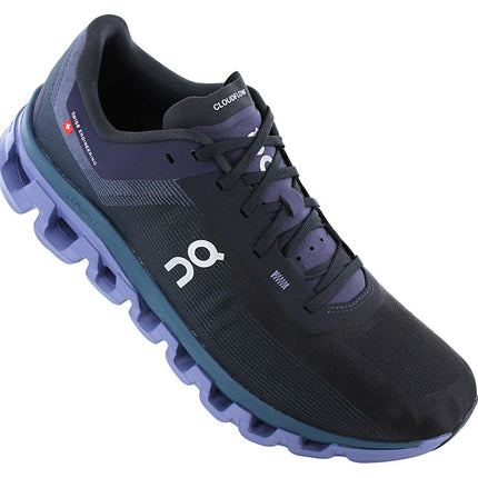 ON Running Cloudflow 4 - Zapatillas de deporte para hombre, color negro y tormenta 3MD30100340