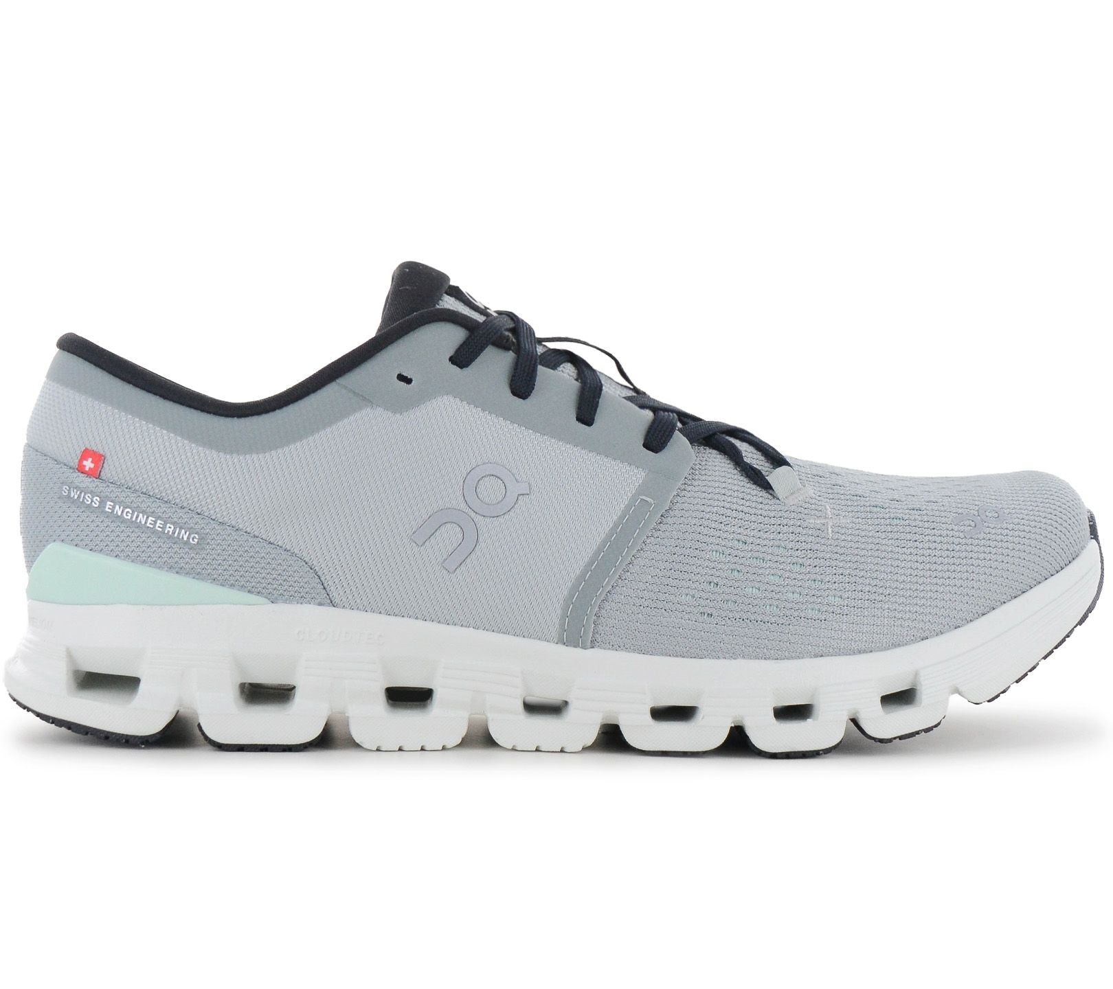 ON Running Cloud X4 - Herren Sneakers Sport Schuhe Tin-Iceberg 3ME30044422 6