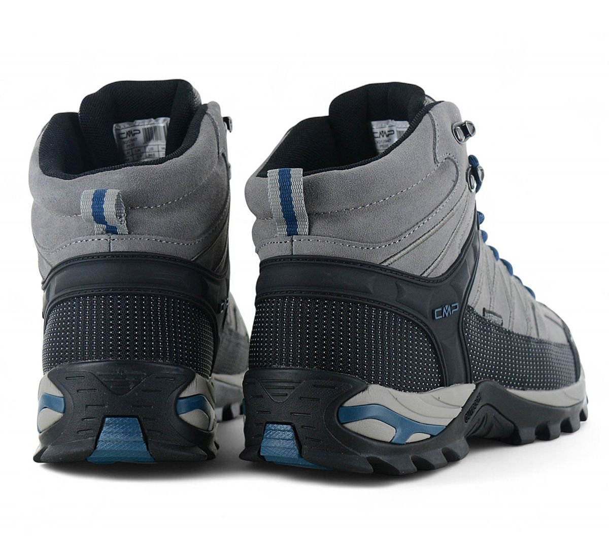 CMP Rigel Mid WP Waterproof - Herren Wanderschuhe Trekking Schuhe Leder Grau 3Q12947 - P535 - Brandstyle24