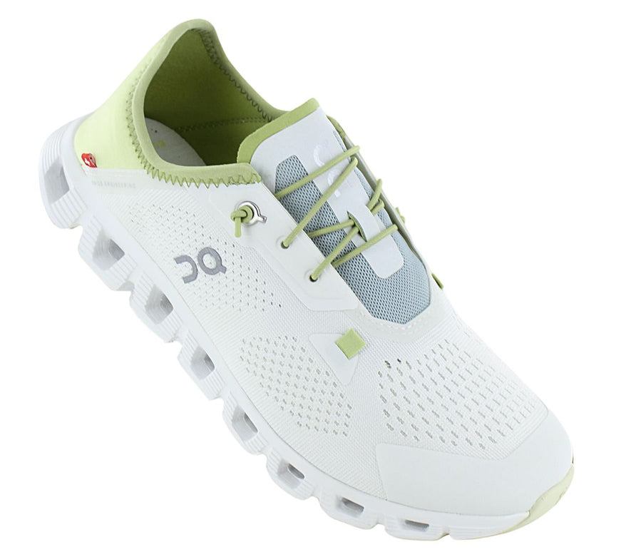 ON Running Cloud 5 Coast - Damen Sneakers Schuhe Ivory-Acacia 3WD10541985