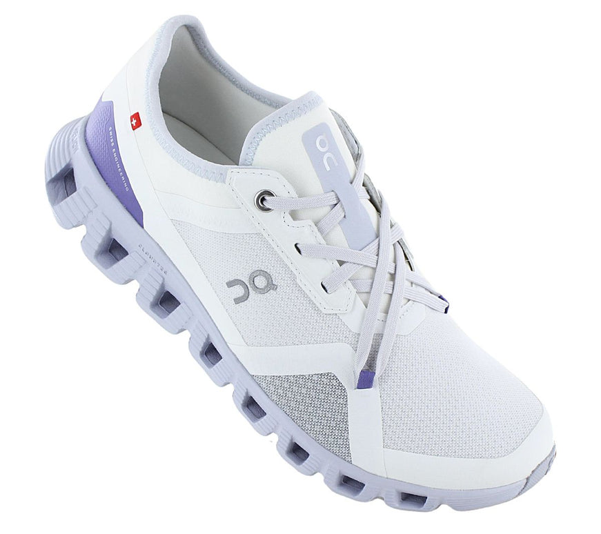 ON Running Cloud X 3 AD - Damen Sneakers Fitness Schuhe Weiß 3WD30301375 5