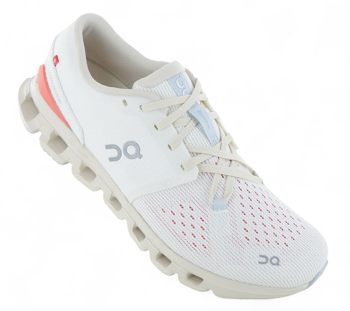 ON Running Cloud X 4 - Damen Sneakers Schuhe Ivory - Salmon 3WE30073297 5 - Brandstyle24