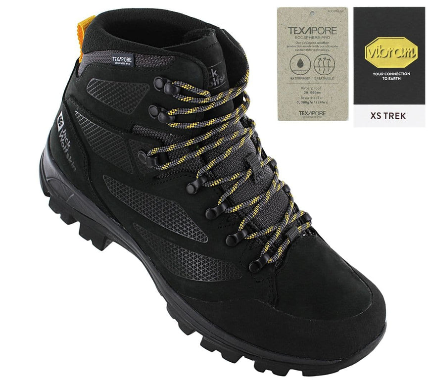 Jack Wolfskin Rebellion Texapore Mid M - Men's Hiking Shoes Trekking Boots 4051171-6357