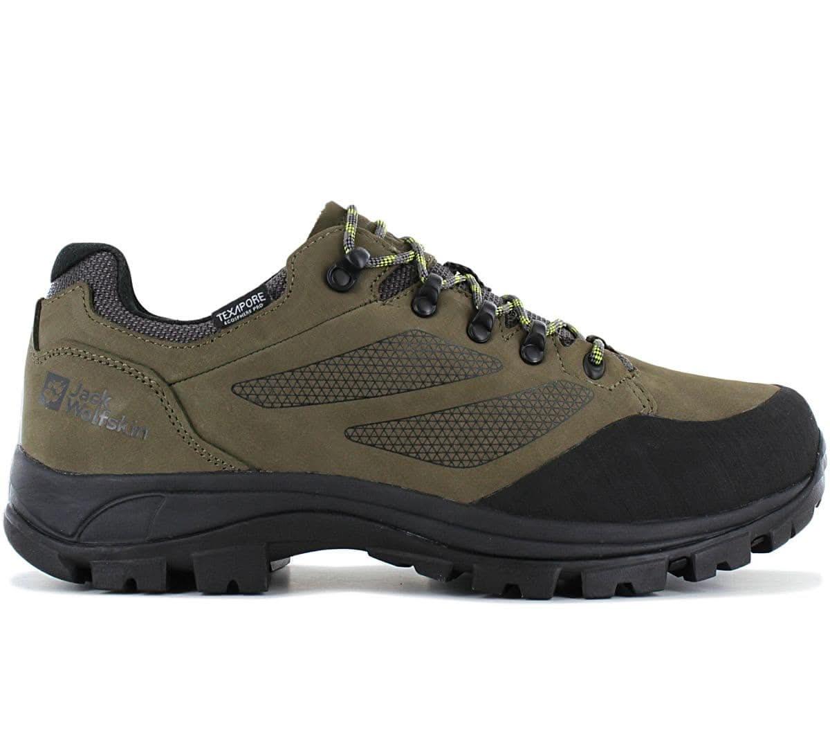 Jack Wolfskin Rebellion Texapore Low M - Herren Wasserdichte Wanderschuhe 4051181 - 4287 - Brandstyle24