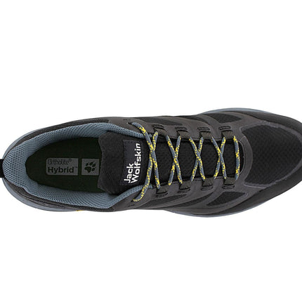 Jack Wolfskin Terraventure Texapore Low M - Chaussures de randonnée imperméables pour homme Noir-Gris 4051621-6364
