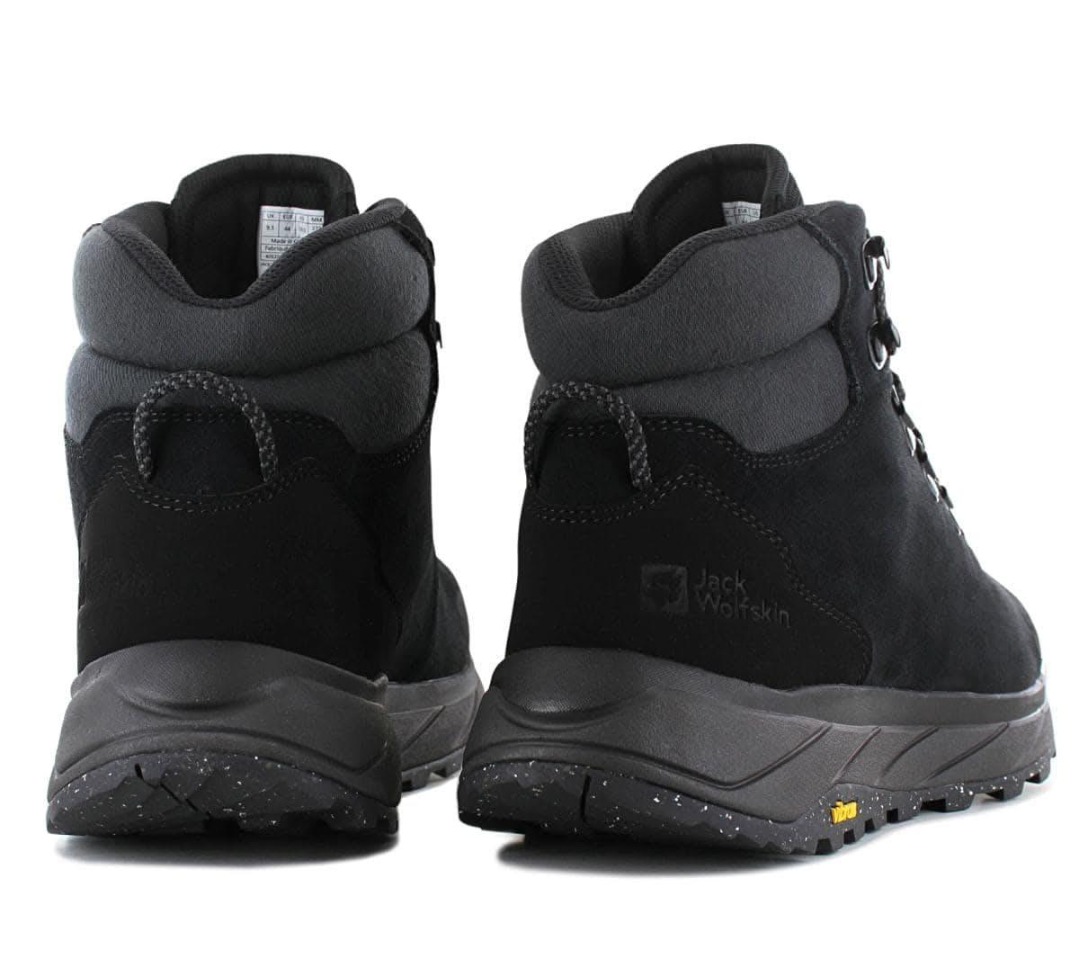 Jack Wolfskin Terraventure Urban Mid M - Herren Wanderschuhe Leder Schwarz 4053561 - 6000 - Brandstyle24