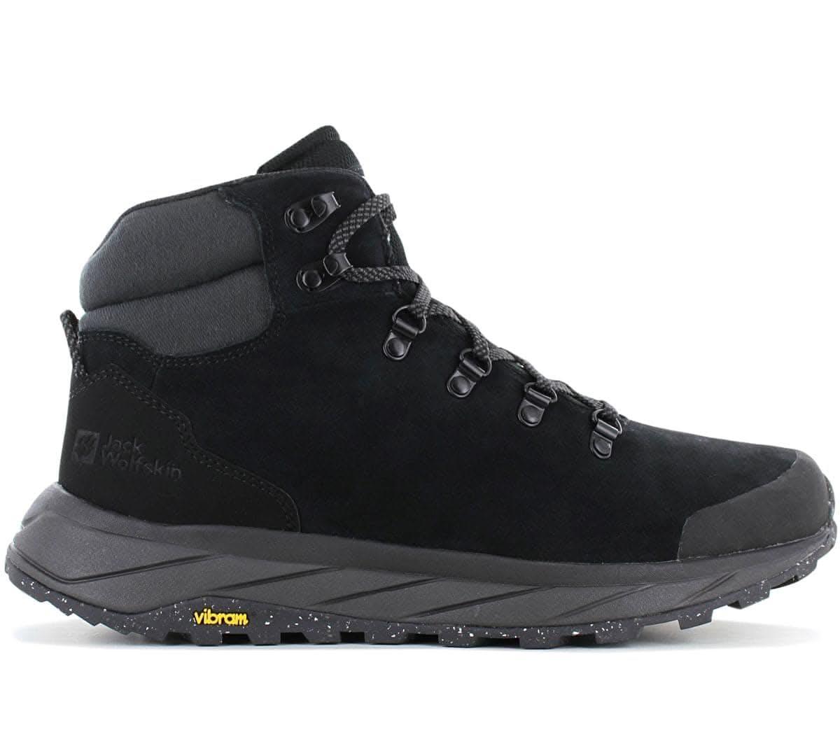 Jack Wolfskin Terraventure Urban Mid M - Herren Wanderschuhe Leder Schwarz 4053561 - 6000 - Brandstyle24