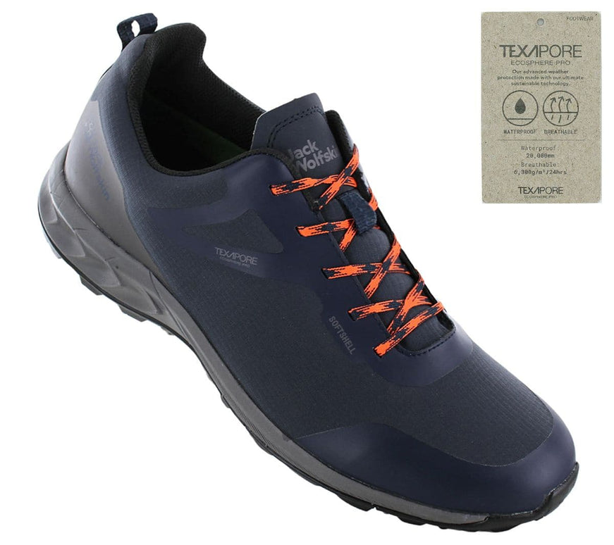 Jack Wolfskin Woodland Shell Texapore Low M - chaussures de randonnée softshell homme 4054041-1010