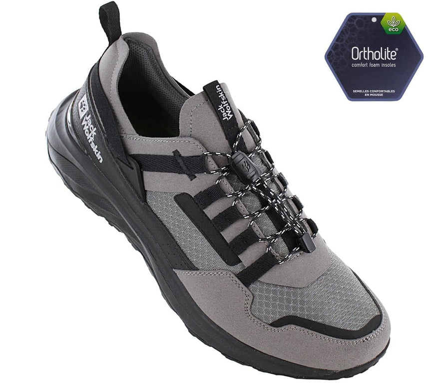 Jack Wolfskin Dromoventure Athletic Low M - Chaussures de marche en plein air pour hommes Gris 4057011-6185