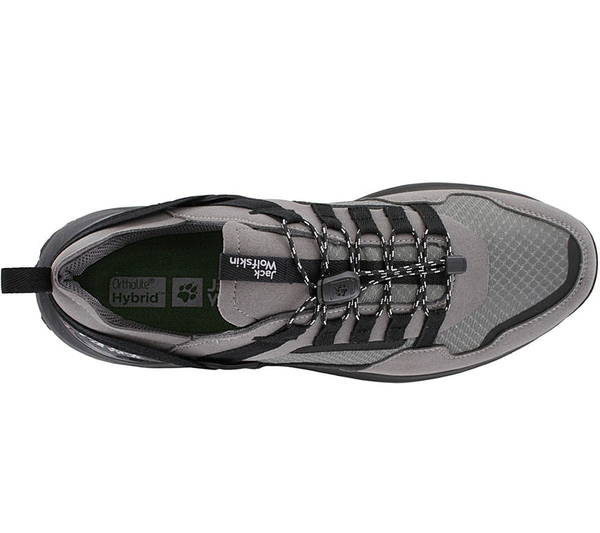 Jack Wolfskin Dromoventure Athletic Low M - Chaussures de marche en plein air pour hommes Gris 4057011-6185