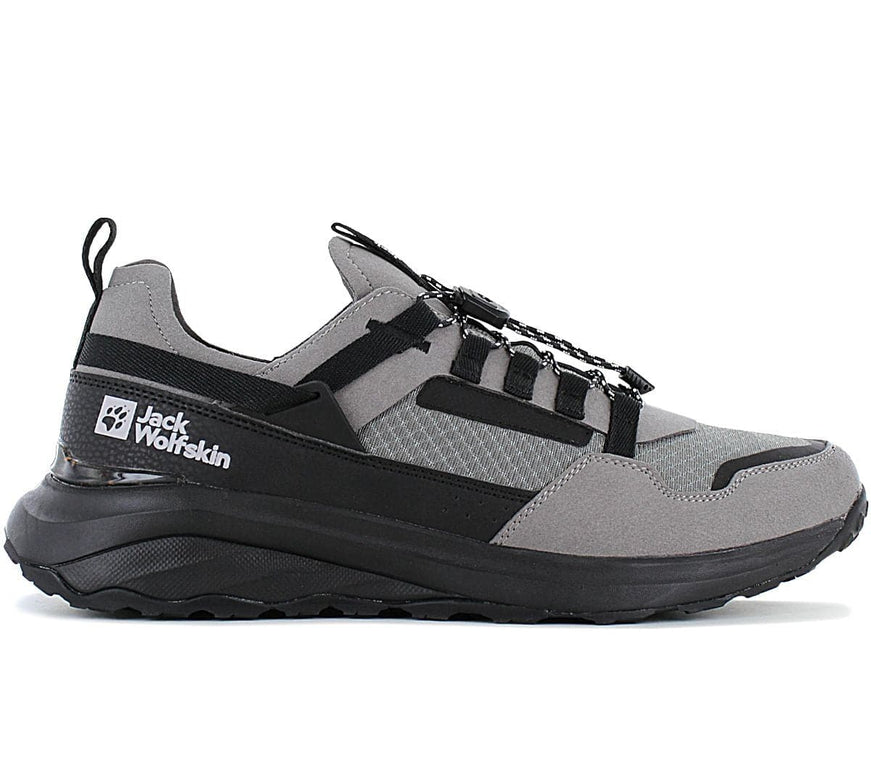 Jack Wolfskin Dromoventure Athletic Low M - Chaussures de marche en plein air pour hommes Gris 4057011-6185