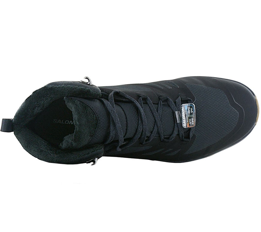 Salomon Outsnap CSWP - ClimaSalomon Waterproof - Stivali invernali da uomo Stivali Scarpe Nero 409220