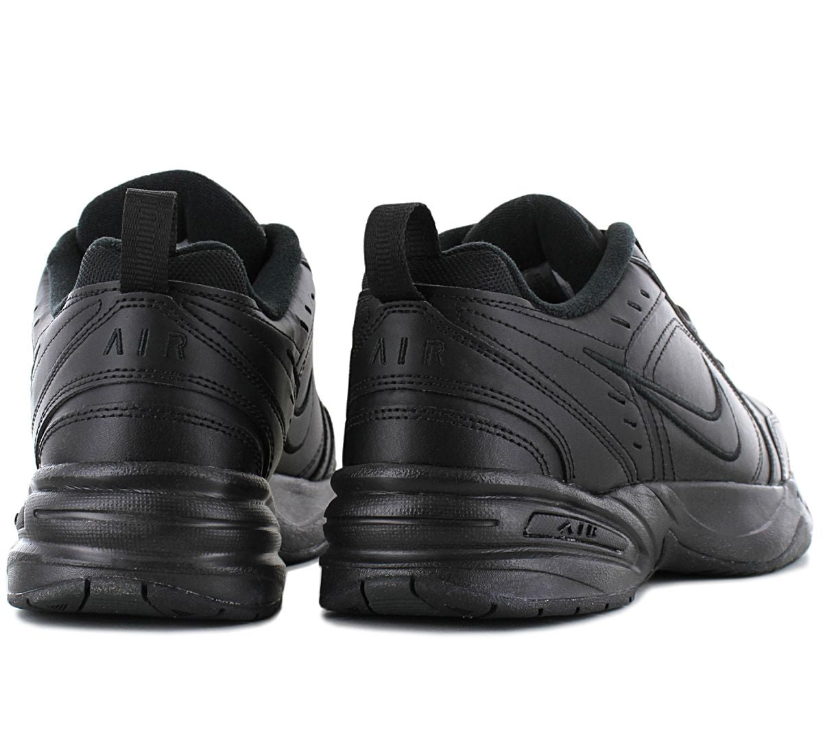 ?NIKE Air Monarch IV 415445-001 Black Low Top Sneakers Men Sz 10.5 - EXCELLENT Nike Air Monarch IV - Men main image 4