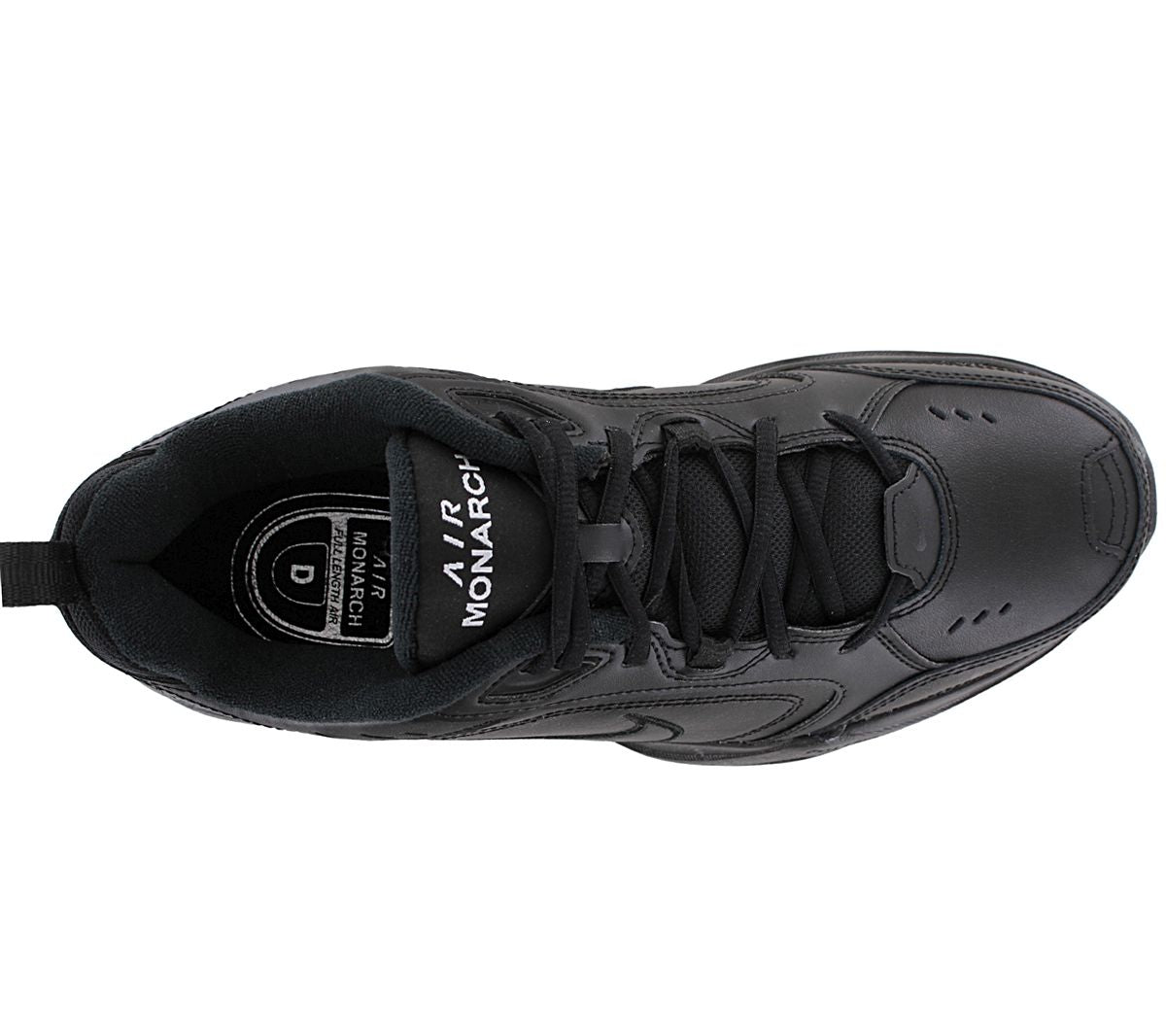 ?NIKE Air Monarch IV 415445-001 Black Low Top Sneakers Men Sz 10.5 - EXCELLENT Nike Air Monarch IV - Men main image 3
