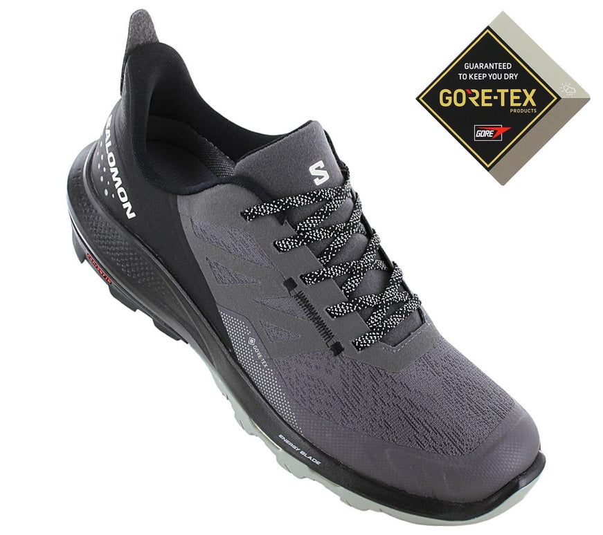Salomon Outpulse GTX - GORE-TEX - scarpe da trekking da uomo grigio-nero 415878
