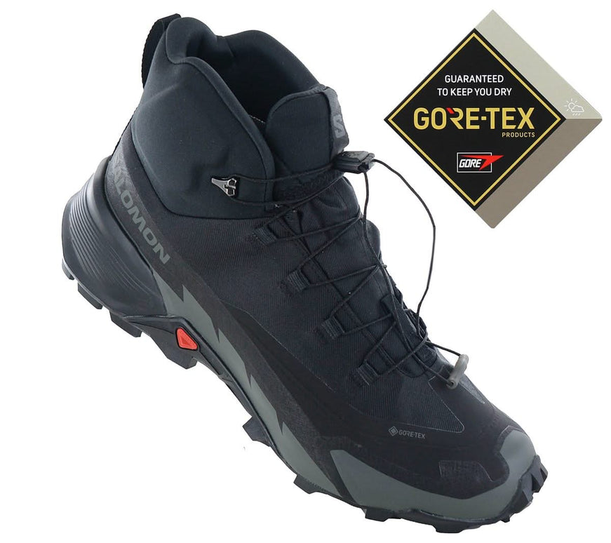 Salomon Cross Hike 2 Mid GTX - GORE-TEX - Herren Wanderschuhe Outdoor Schuhe Schwarz 417358