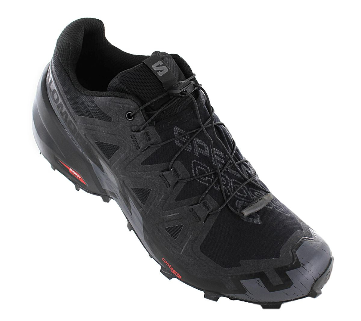 Salomon Speedcross 6 - Herren Trail - Running Schuhe Laufschuhe Schwarz 417379 - Brandstyle24
