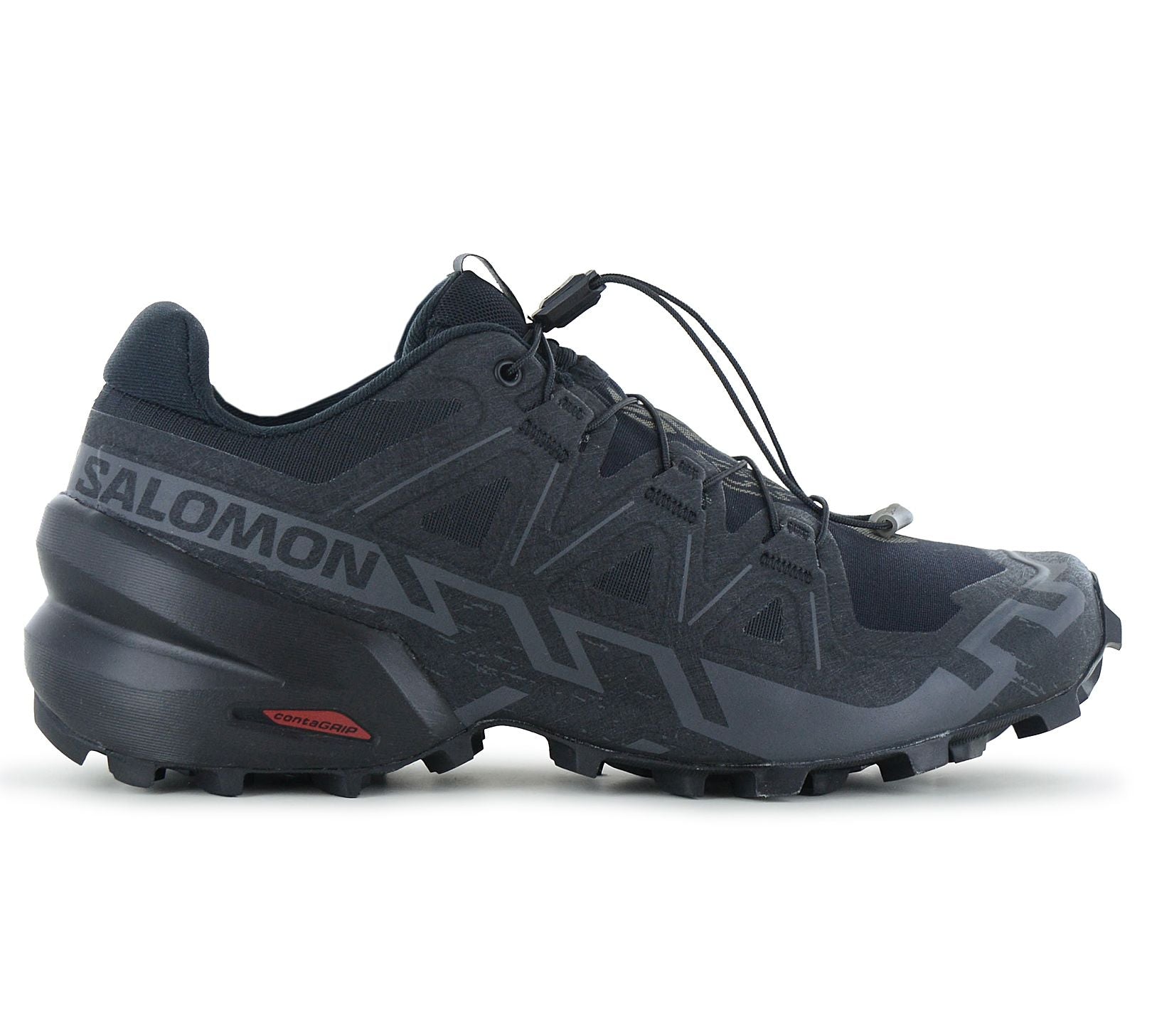 Salomon Speedcross 6 W - Damen Trail-Running Schuhe Laufschuhe Schwarz 417428