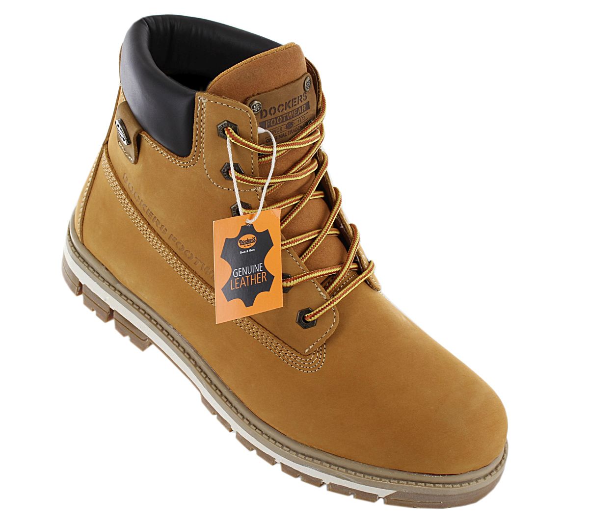 Stivali DOCKERS by Gerli Scarpe invernali da uomo in pelle Honey
