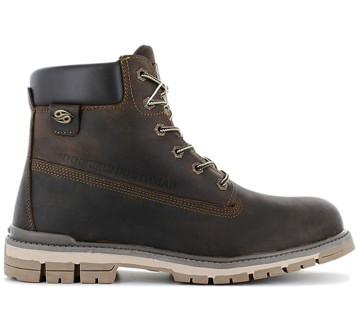 DOCKERS by Gerli 6 inch Boots - Herren Winter Stiefel Leder Braun 43LU001-400360