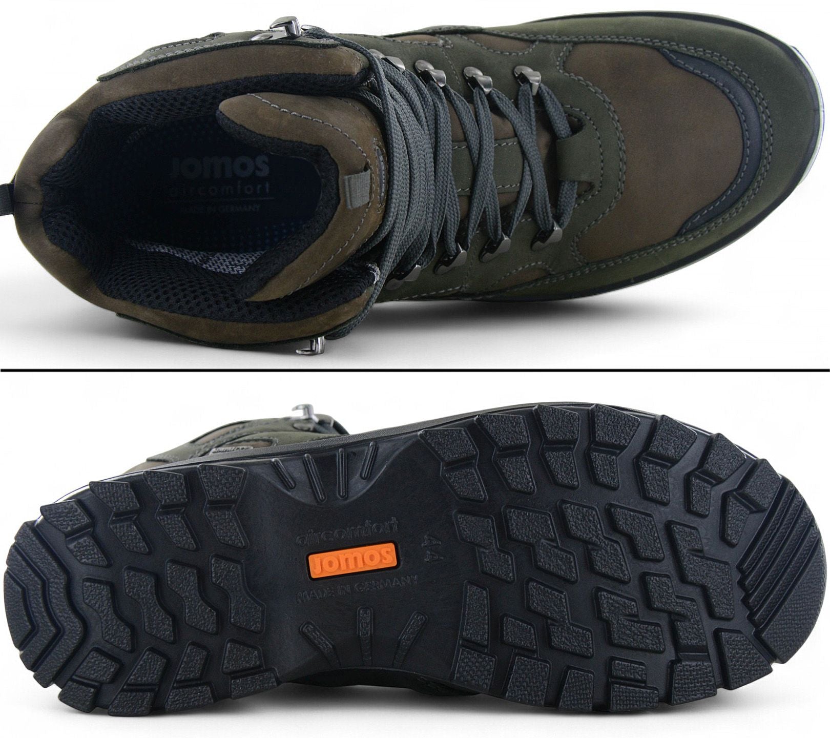 Jomos, Campus Ii, Glattleder-Slipper in schwarz für Herren