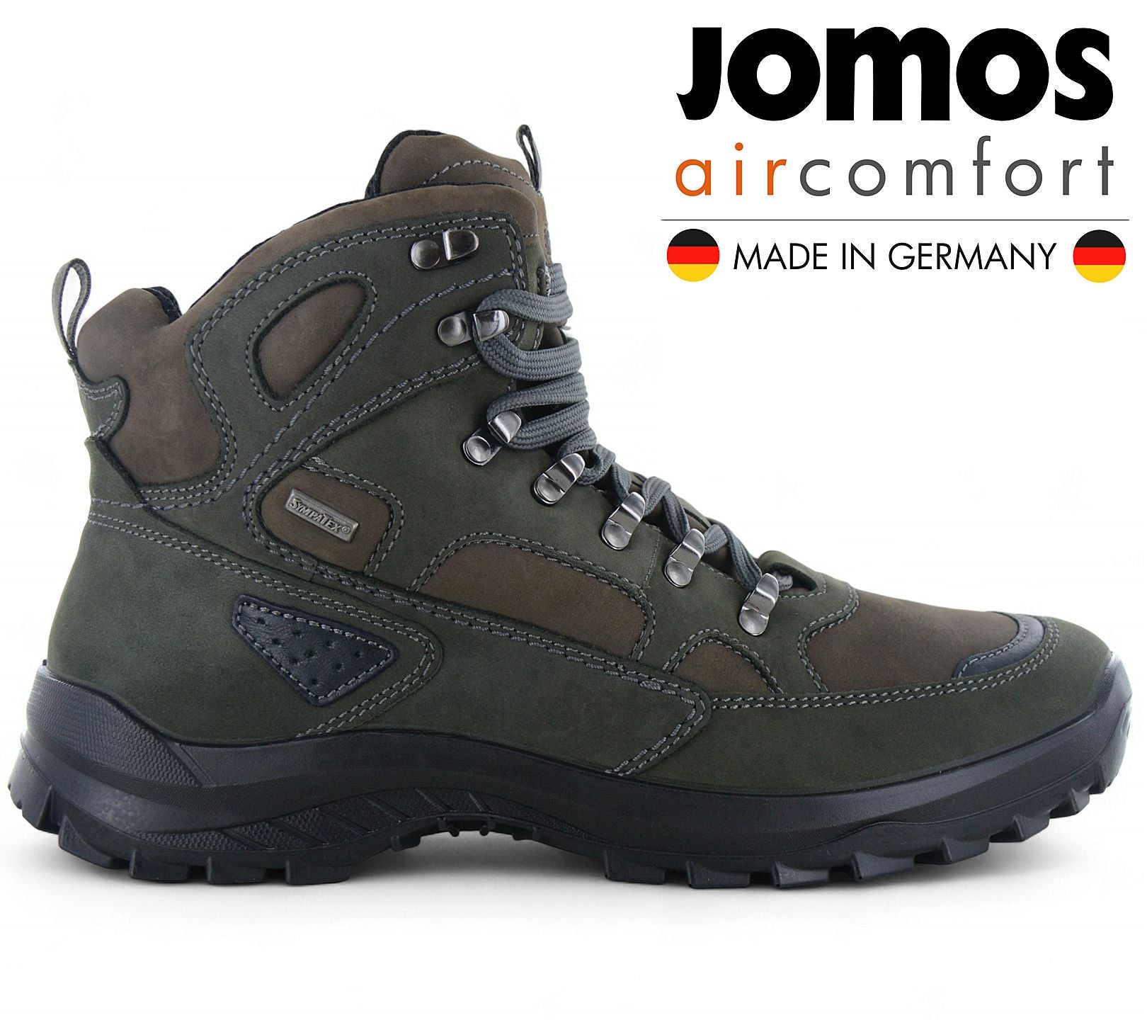 JOMOS Adventure Boots - Herren Wanderschuhe Trekking Stiefel Leder 460805-488-2056