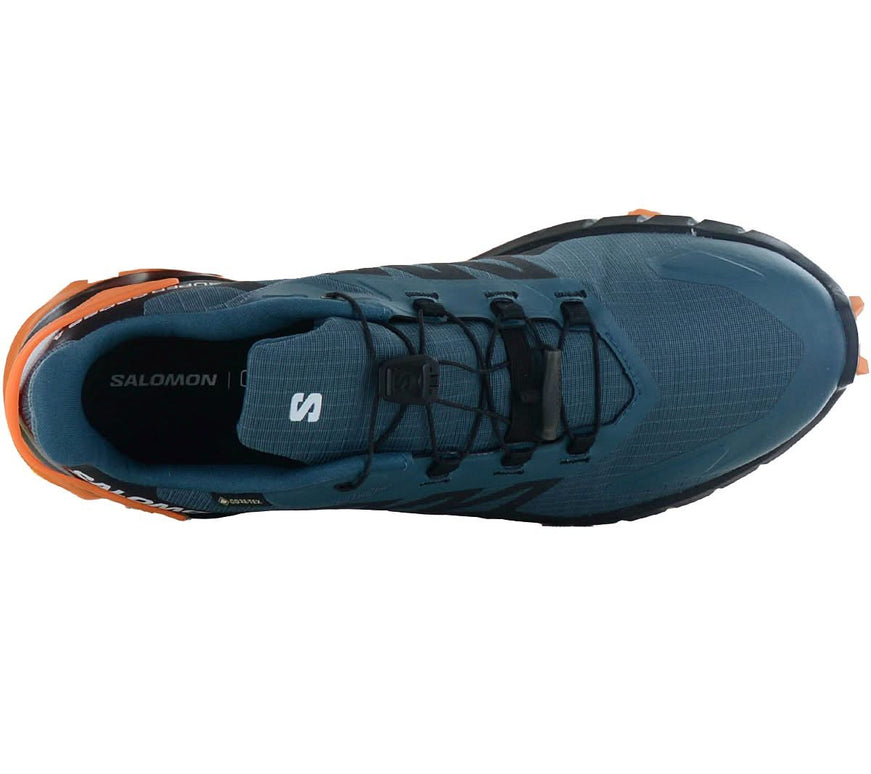 Salomon Supercross 4 GTX - GORE-TEX - Herren Trail-Running Schuhe Laufschuhe Blau 471198