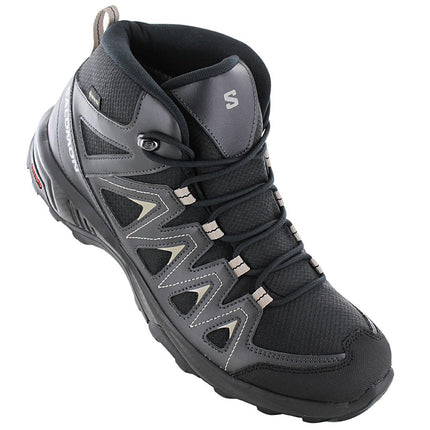 Salomon X Braze Mid GTX - GORE-TEX - zapatos de senderismo para hombre negro-gris 471748