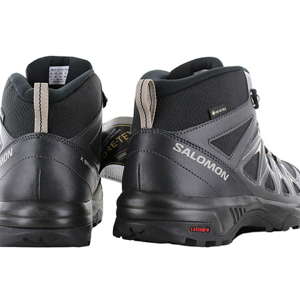 Salomon X Braze Mid GTX - GORE-TEX - zapatos de senderismo para hombre negro-gris 471748