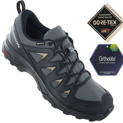 Salomon X BRAZE GTX - GORE-TEX - Herren Wanderschuhe Grau 471805