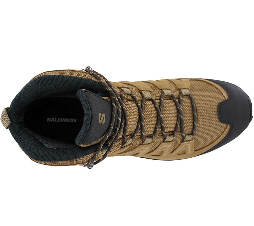 Salomon X Ward Leather Mid GTX - GORE-TEX - Zapatos de senderismo para hombre Marrón 471818