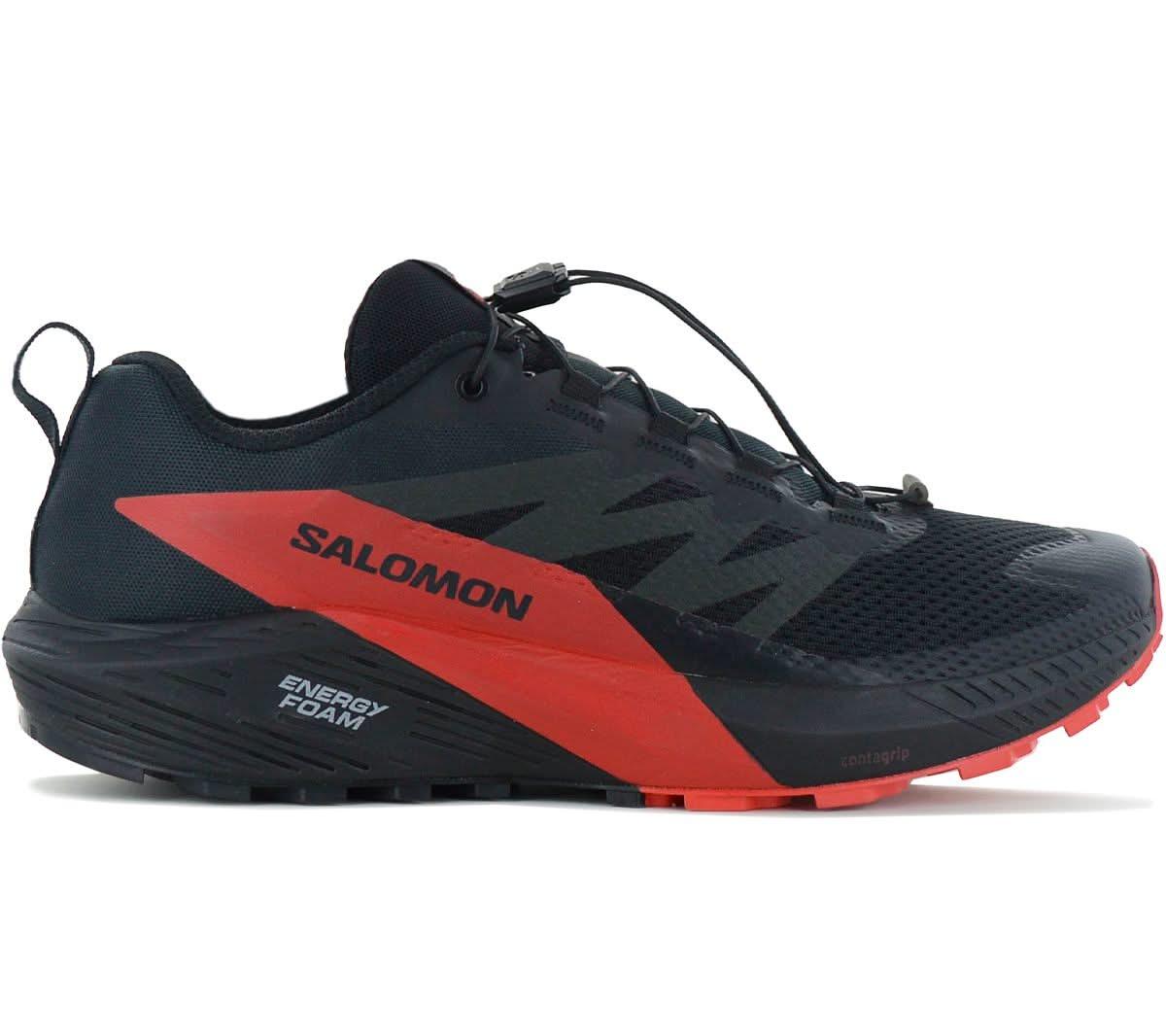 Salomon SENSE RIDE 5 - Herren Trail - Running Schuhe Laufschuhe Schwarz 472143 - Brandstyle24