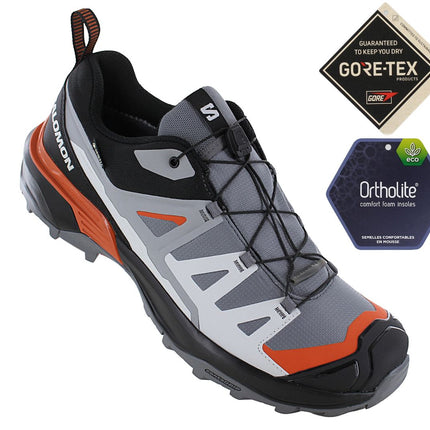 Salomon X ULTRA 360 GTX - GORE-TEX - Herren Wanderschuhe Grau-Schwarz 474535