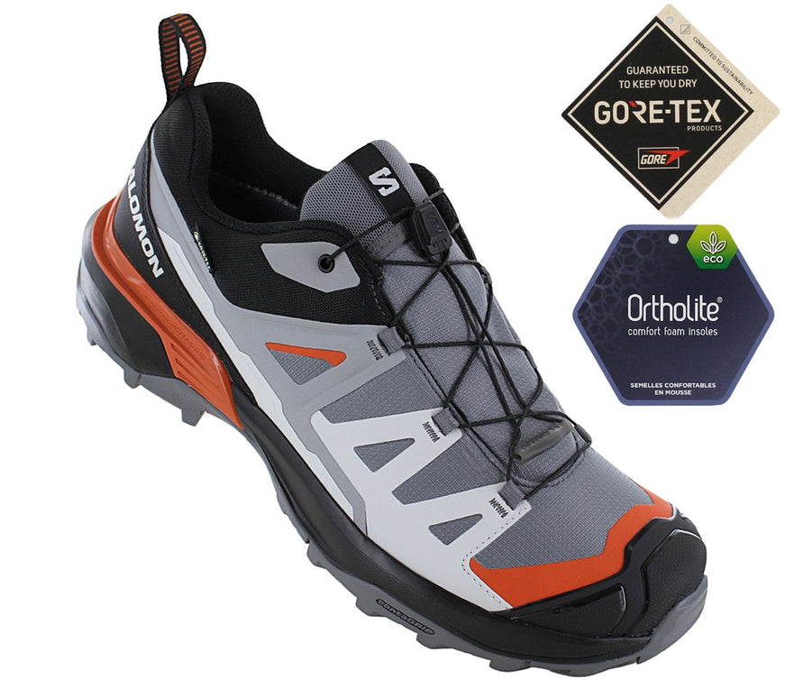 Salomon X ULTRA 360 GTX - GORE-TEX - zapatos de senderismo para hombre gris-negro 474535