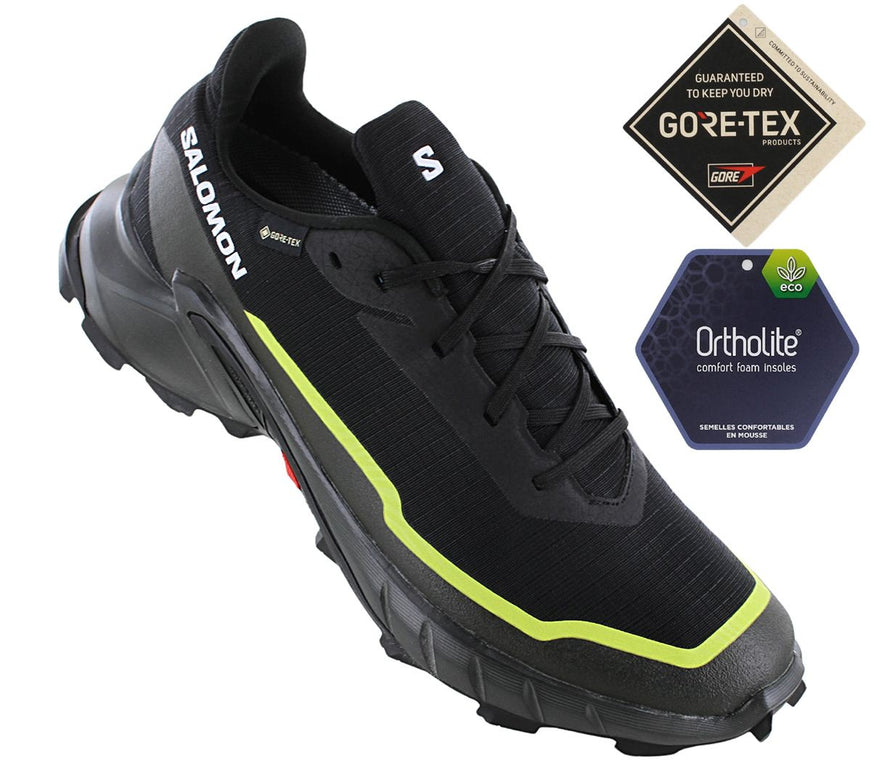 Salomon Alphacross 5 GTX - GORE-TEX - Men's Trail Running Shoes Black 474604