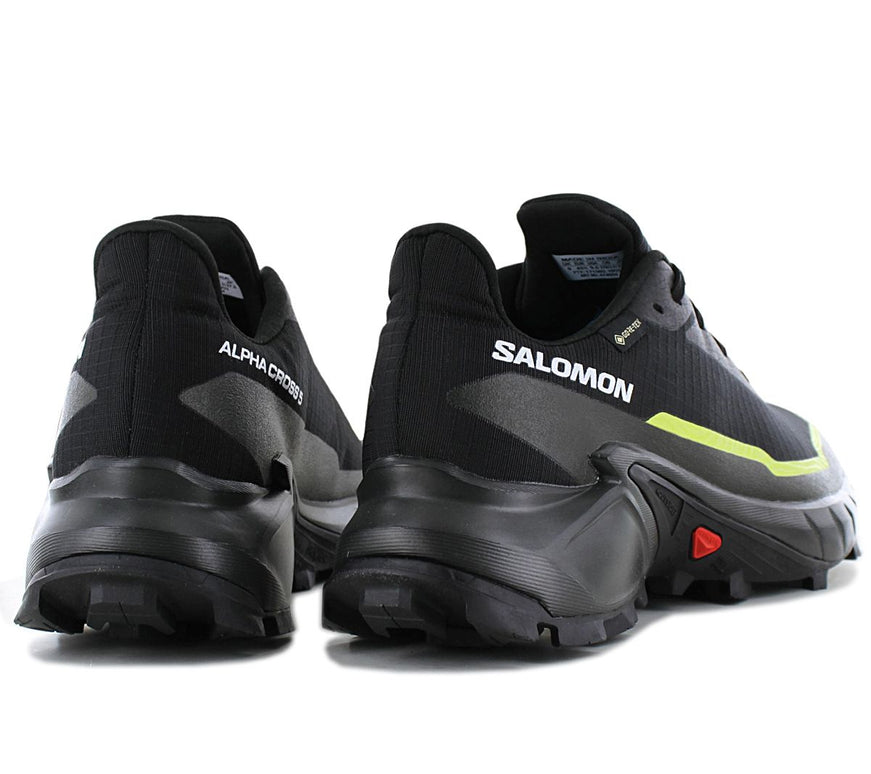 Salomon Alphacross 5 GTX - GORE-TEX - Herren Trail-Running Schuhe Schwarz 474604