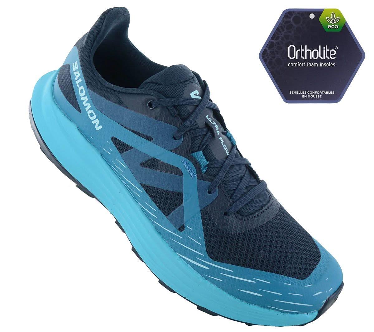 Salomon Ultra Flow - Herren Trail - Running Schuhe Laufschuhe Blau 474852 - Brandstyle24