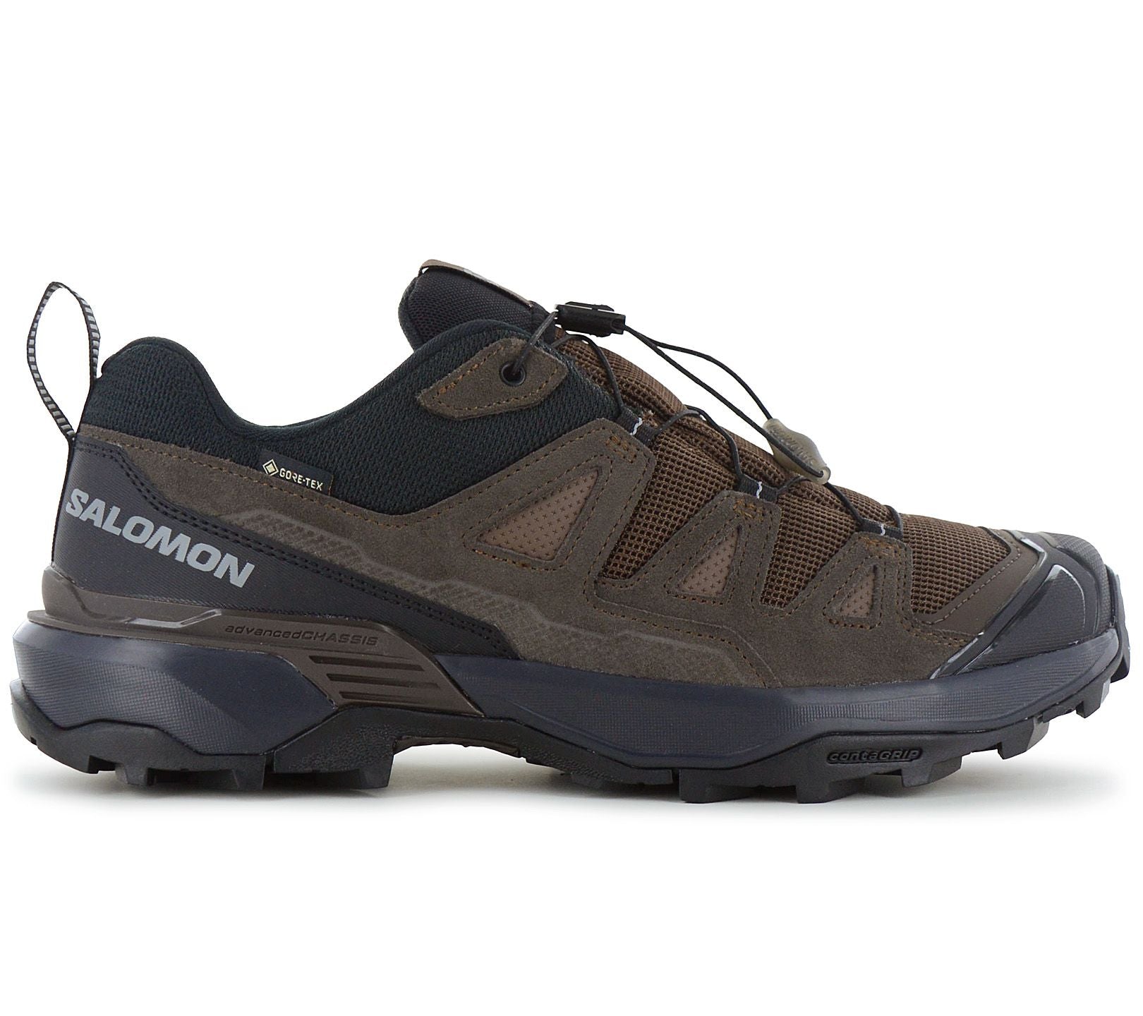 Salomon X ULTRA 360 Leather GTX - GORE-TEX - Herren Wanderschuhe Trekking Schuhe Braun 475712