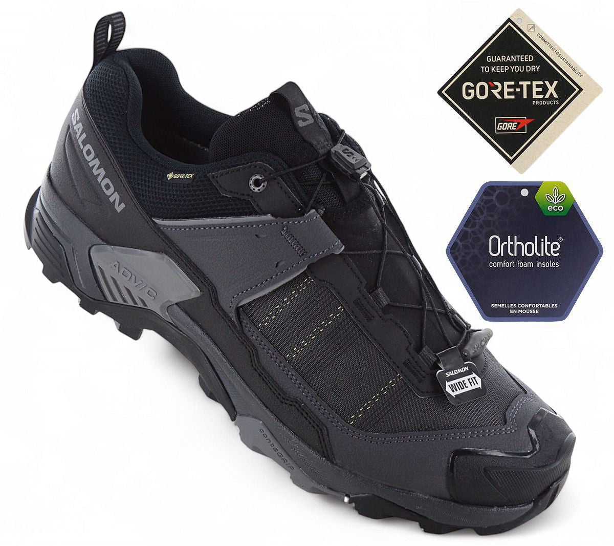 Salomon X ULTRA 5 WIDE GTX - GORE-TEX - Pantofi de drumeție pentru
