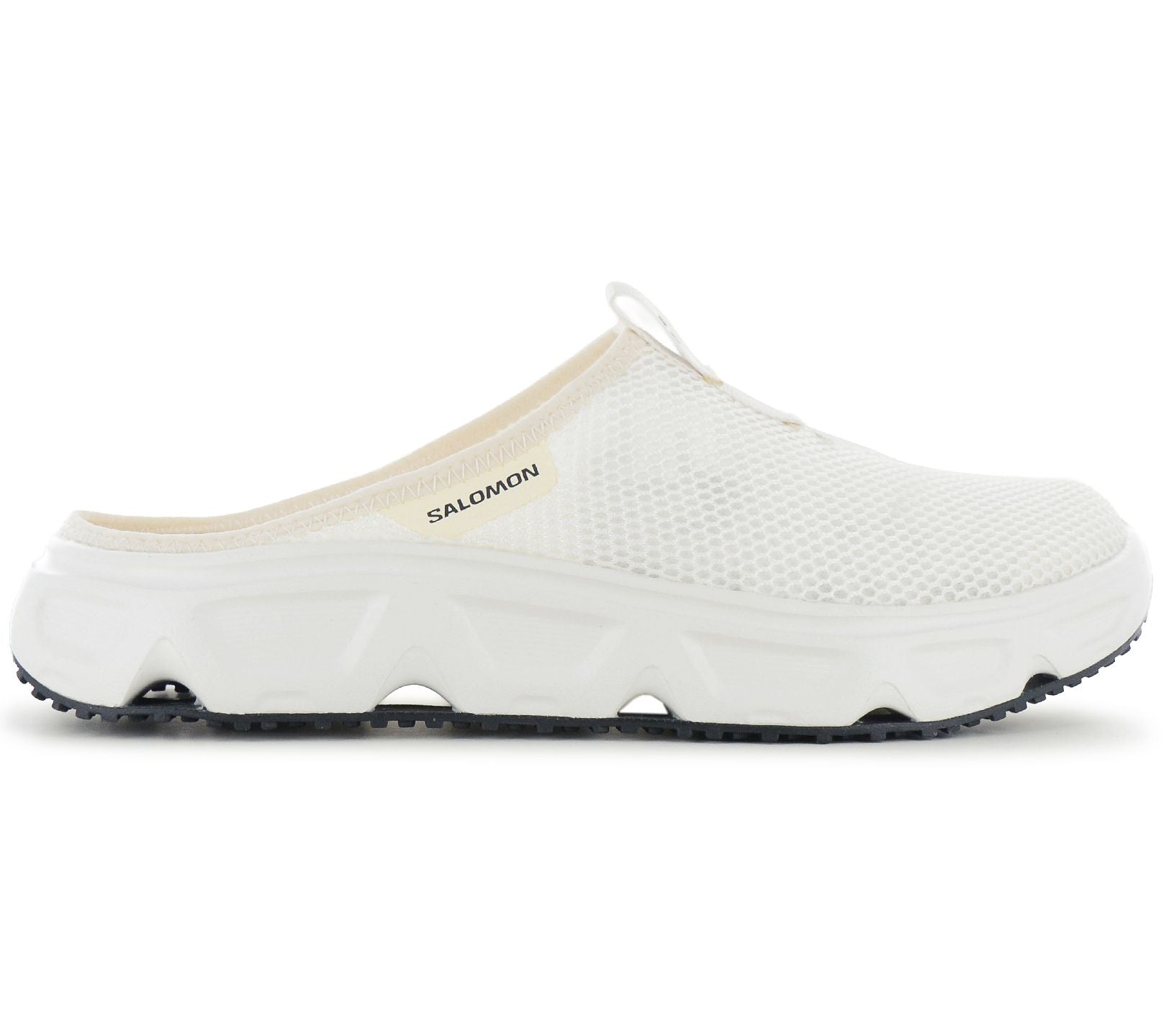 Salomon REELAX SLIDE 6.0 - Herren Sandalen Erholungsschuhe Weiß 477407