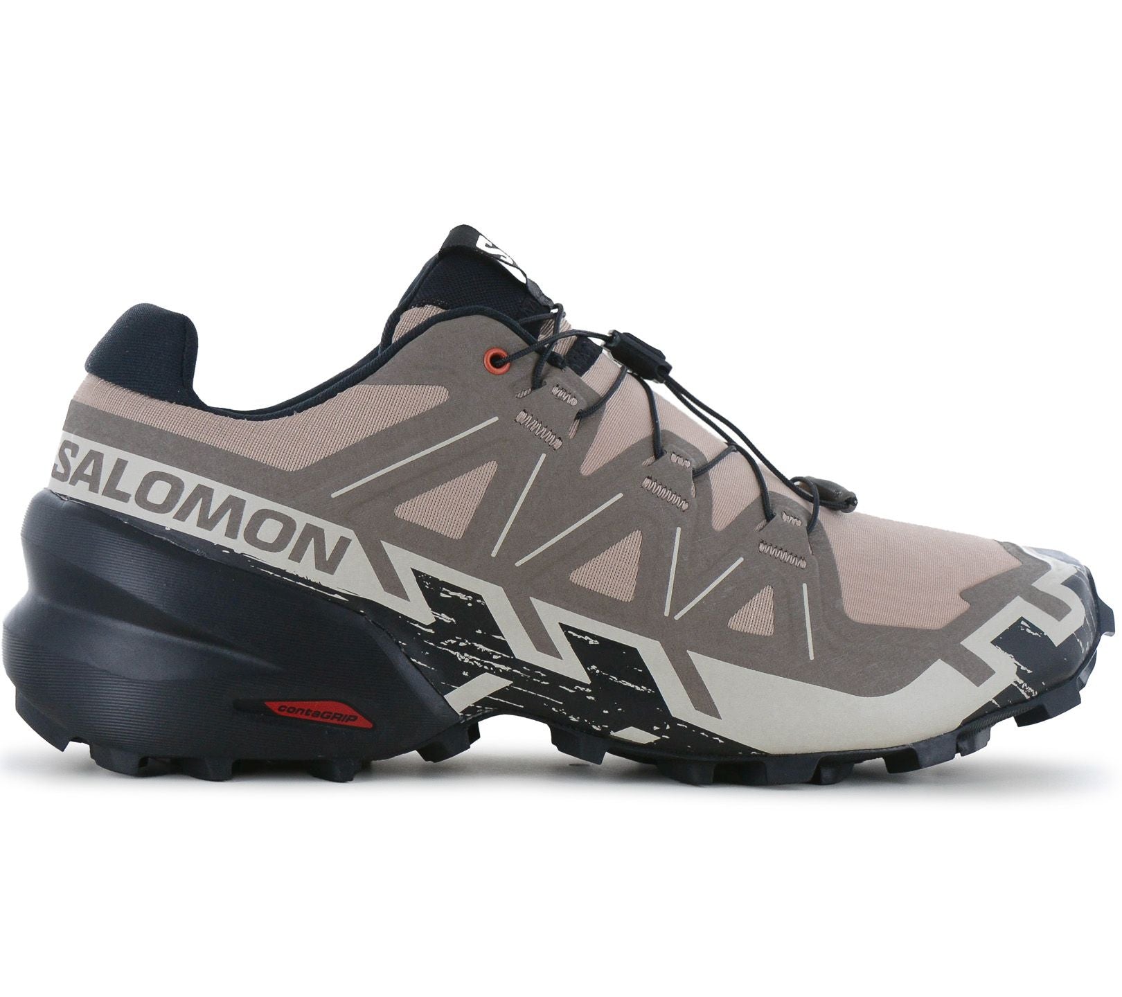 Salomon Speedcross 6 - Herren Trail-Running Schuhe Laufschuhe Beige 478110