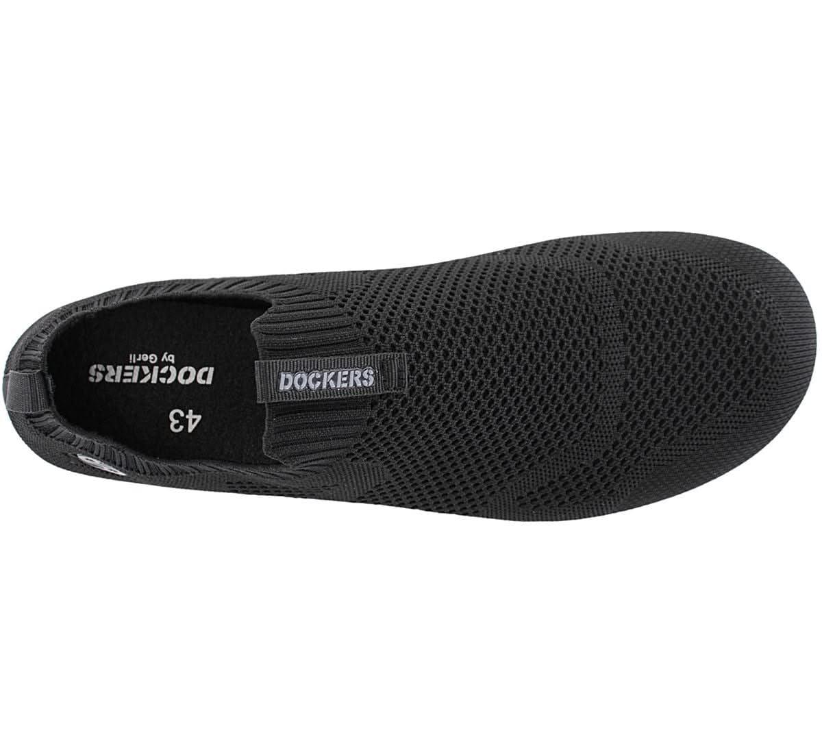 DOCKERS by Gerli 50BF001 Men's Barefoot Shoes Slip-On Shoes Black 70