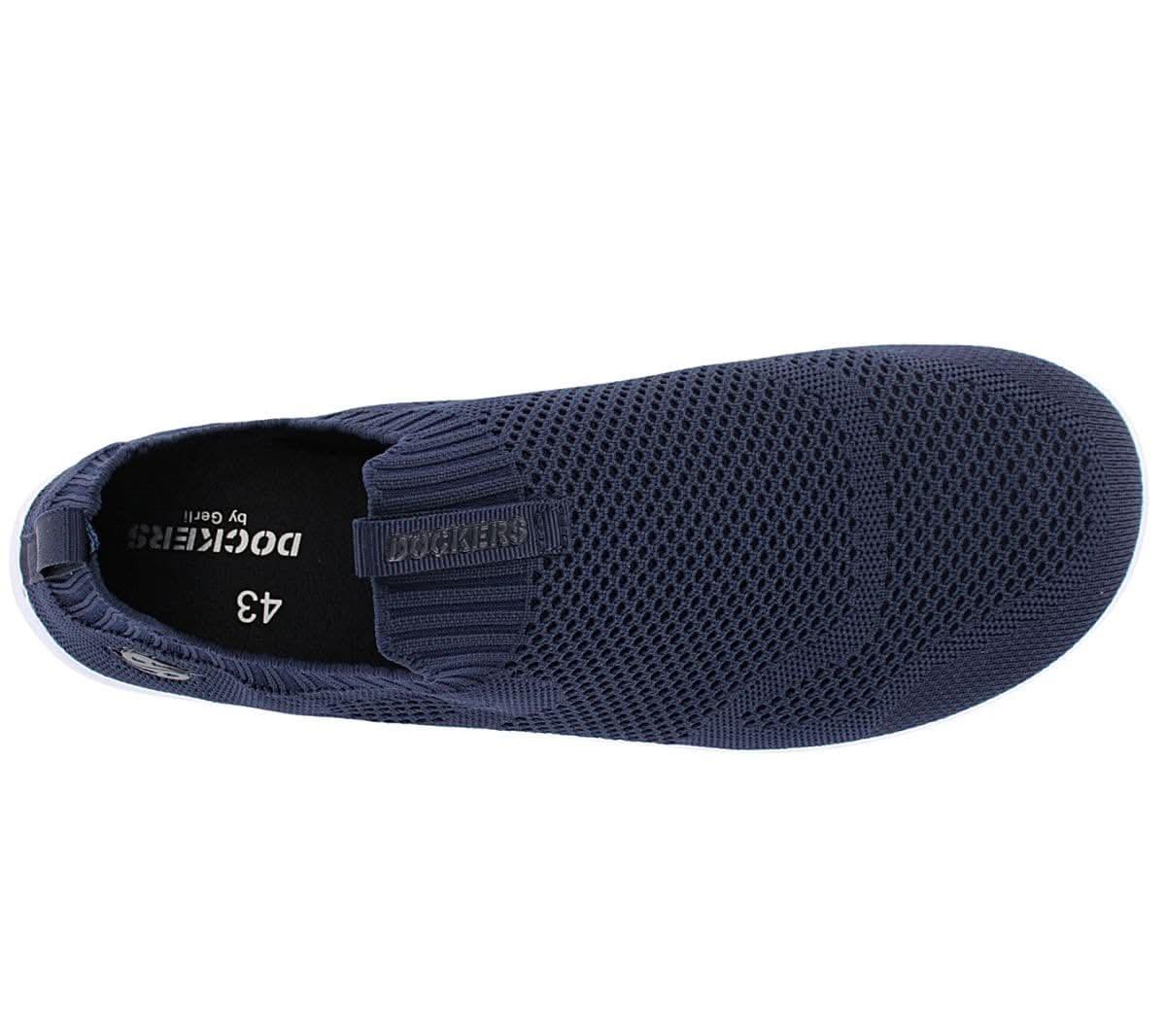 DOCKERS by Gerli 50FB001 - Herren Barfußschuhe Slip - On Schuhe Blau 700660 - Brandstyle24