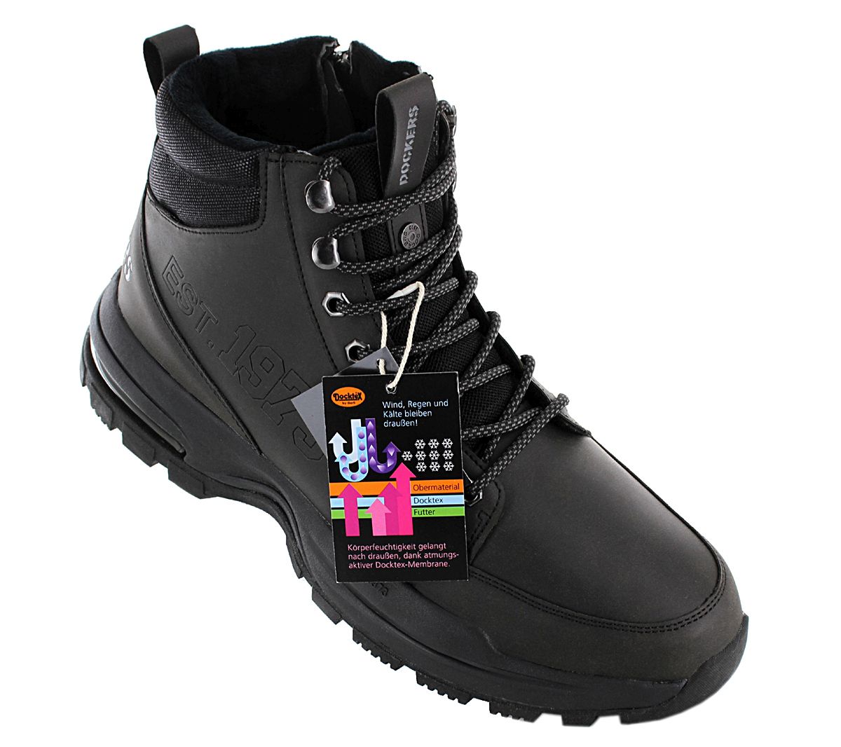 DOCKERS by Gerli Boots Herren Winter Stiefel Schuhe Gefüttert