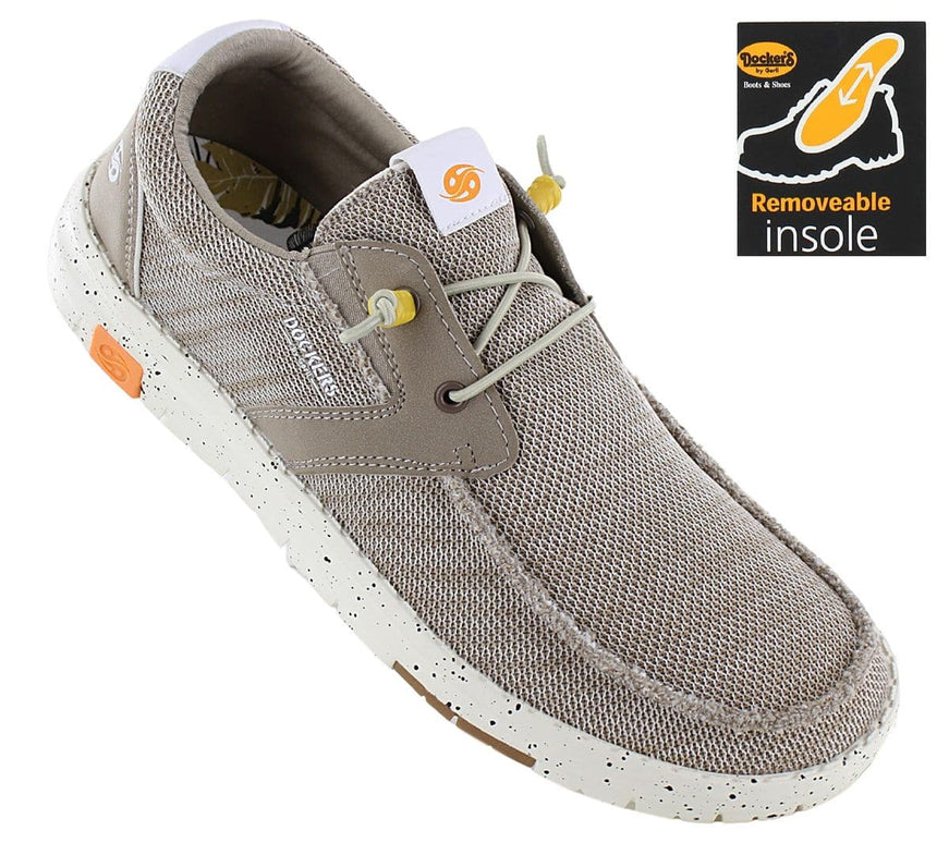 DOCKERS by Gerli 52AA002 - Men's Moccasin Espadrilles Shoes Beige 700530