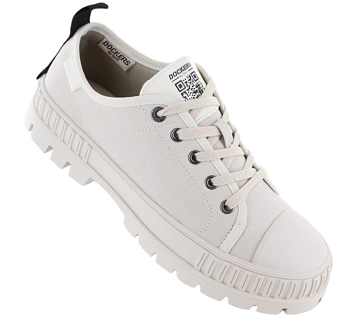 DOCKERS por Gerli 52KC201 Zapatos casuales para mujer de lona beige