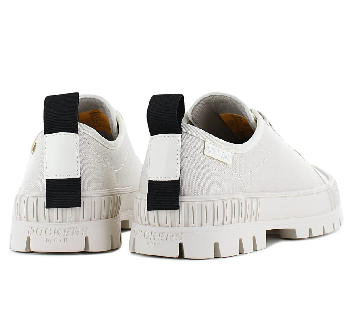 DOCKERS by Gerli 52KC201 - Damen Freizeit Schuhe Canvas Beige 710400 - Brandstyle24