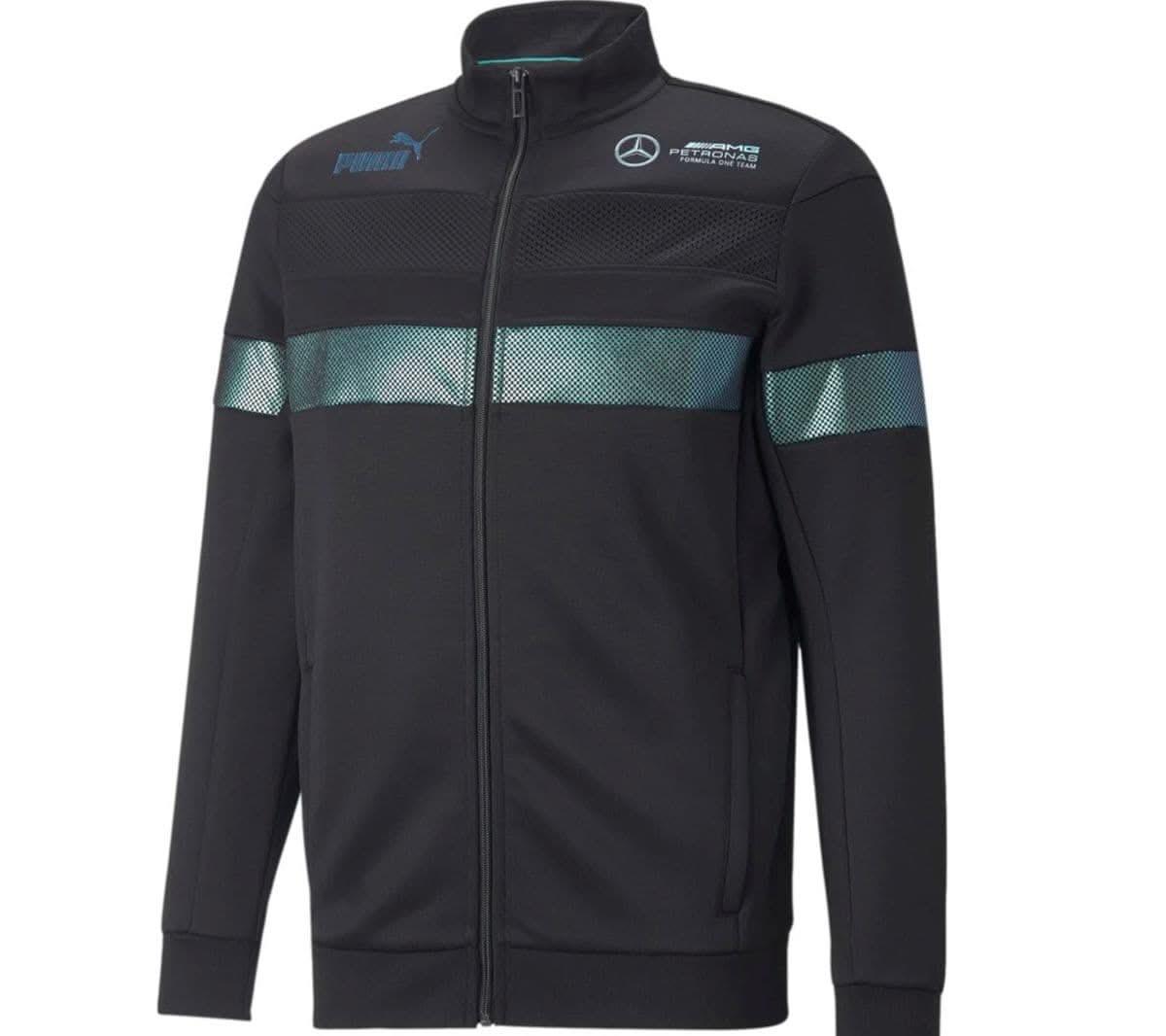 Puma Mercedes AMG Petronas Motorsport Metal Energy Race Jacke - Trainingsjacke Schwarz 536420 - 01 - Brandstyle24