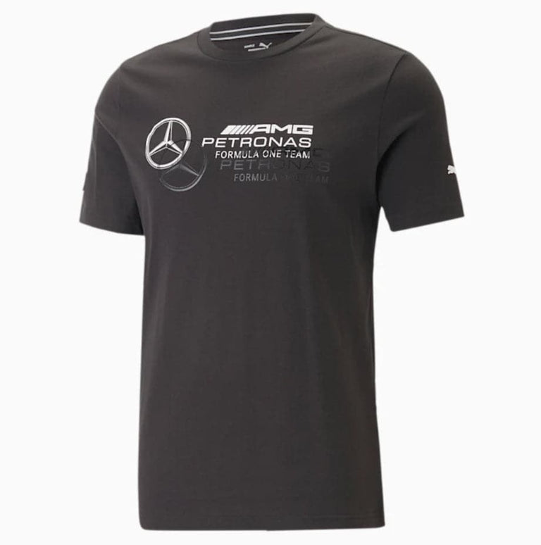 Puma Mercedes AMG Petronas Logo Tee - Camiseta hombre Algodón Negro 538482-01